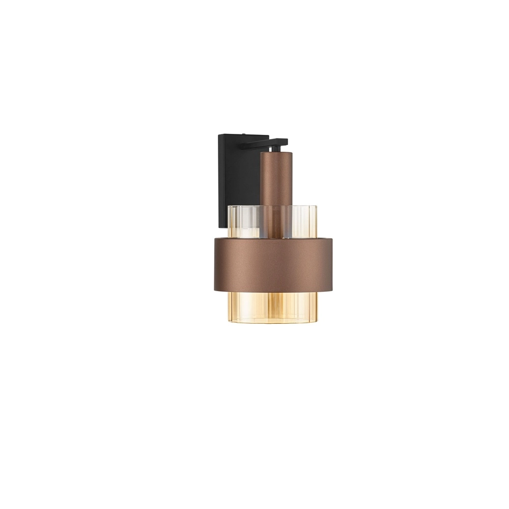 Modern wall lamp Serena coffee brown Lyora 5212063501201