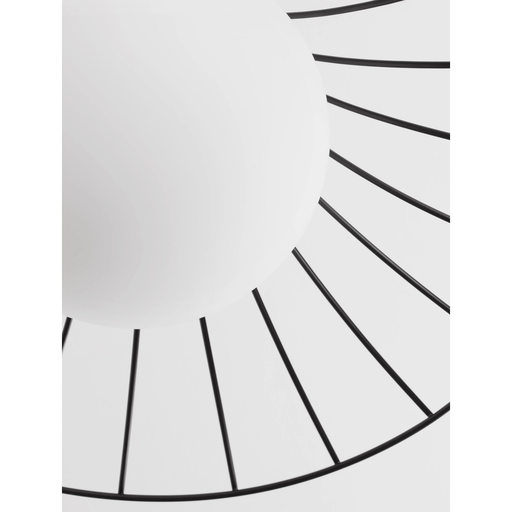 Black pendant lamp Fly Ø 36cm Lyora 5212017436221