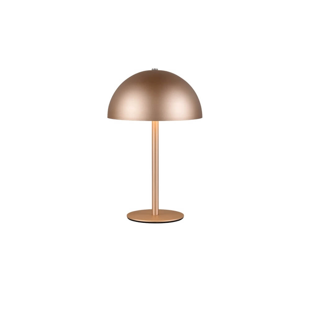 Table lamp Munoz coffee brown Ø 13cm Trio 4017807642537