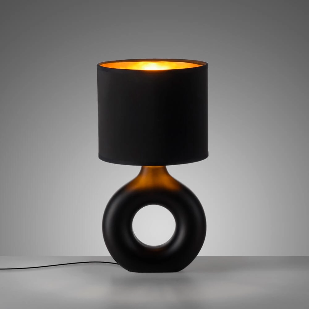 Table lamp Carara black Just Light 4043689004842