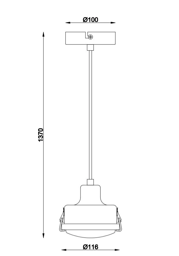 Pendant lamp Satellite Nostalgic KS Verlichting 8714732684606