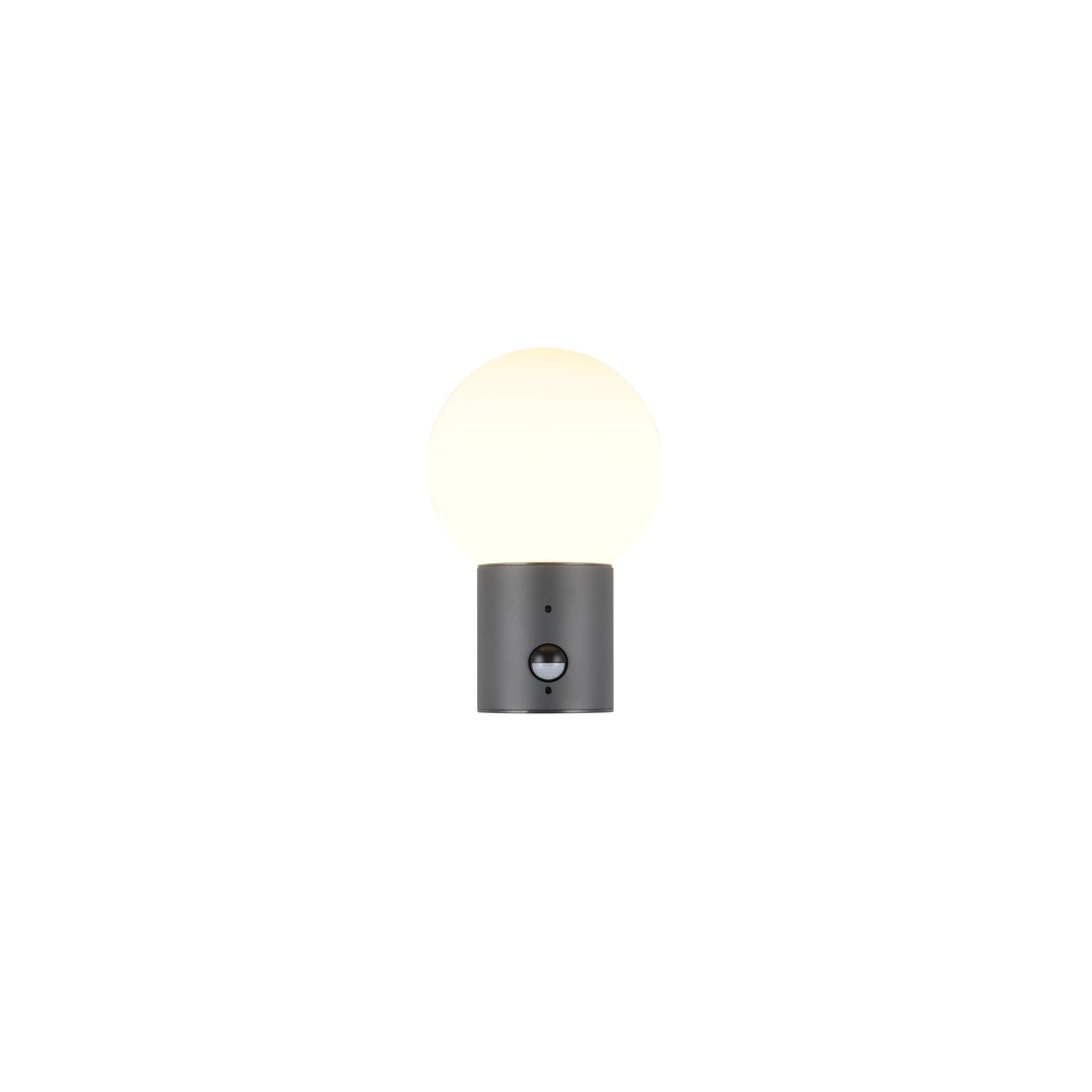 Sphere Wall Lamp Mures anthracite with sensor Trio 4017807687200