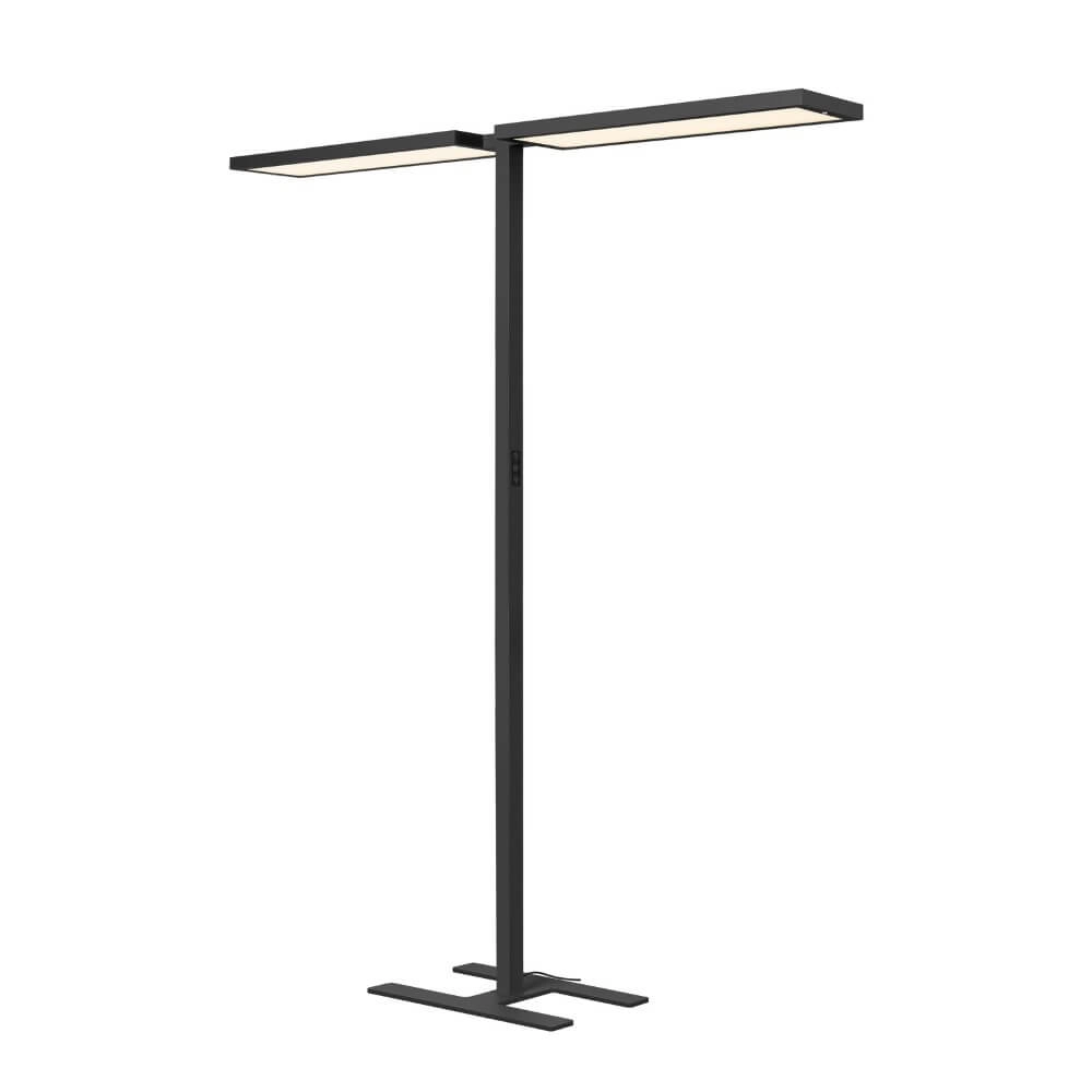 Led Office Floor Lamp Worklight Pro black - double SLV 4024163277976