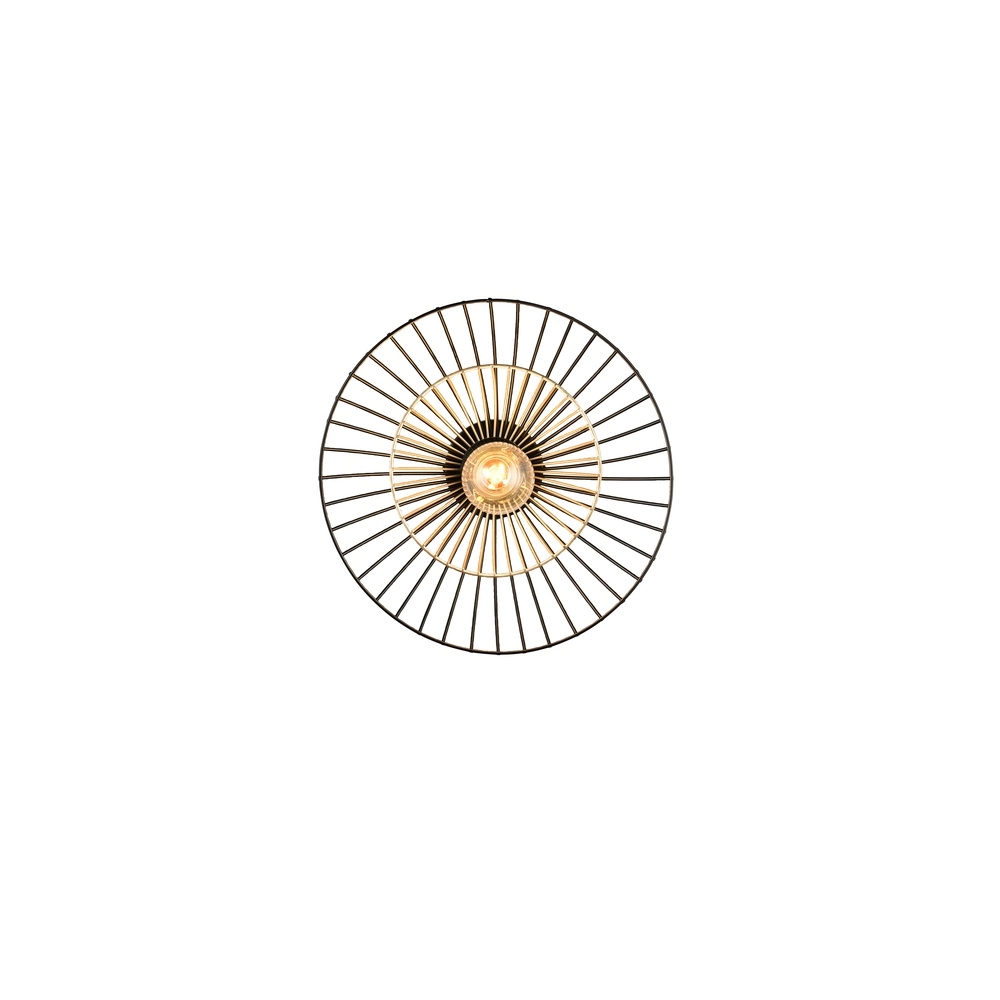 Ceiling lamp Lauris Ø 30cm black Trio 4017807678116