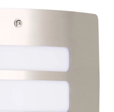 Stainless steel wall lamp Todd with motion sensor Brilliant 4004353078521
