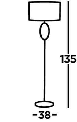 Floor lamp Loopy Searchlight 5053423195995