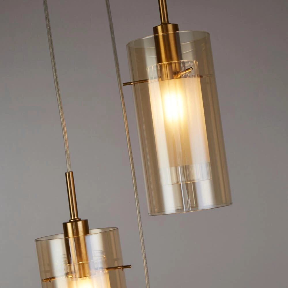 Pendant lamp Highworth 3-light Searchlight 5053423247120