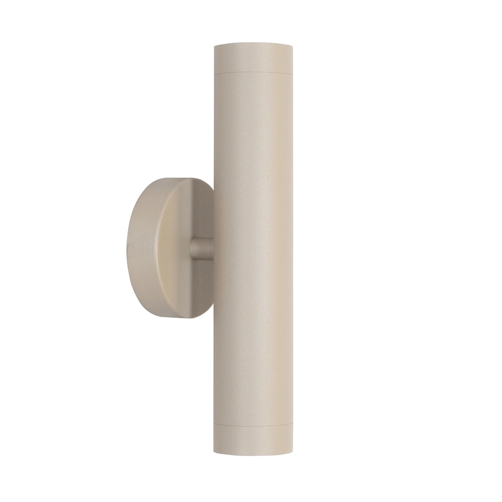 Sand brown wall spotlight Perugia up & down