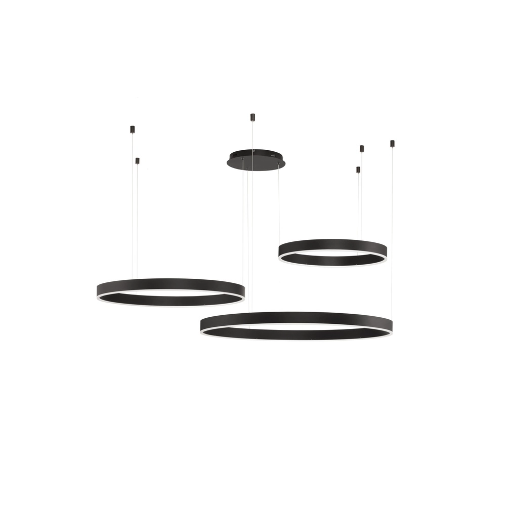 Pendant lamp Motif black multi 2700-6500K