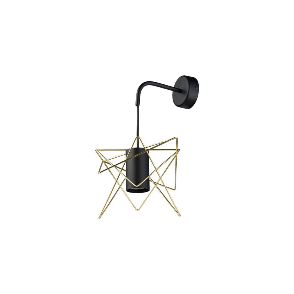 Wire wall lamp Gstar with gold