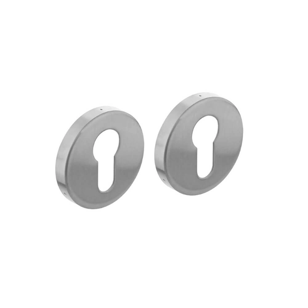 Set of 2 Cylinder Rosettes Tira Stainless steel