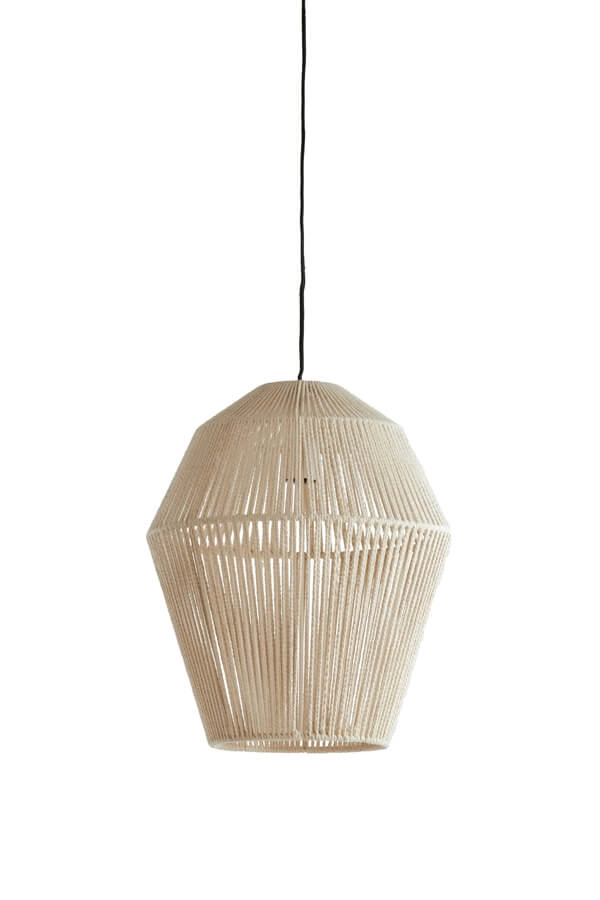 Scandinavian pendant lamp Deya cream Ø38cm Light & Living 8717807744953