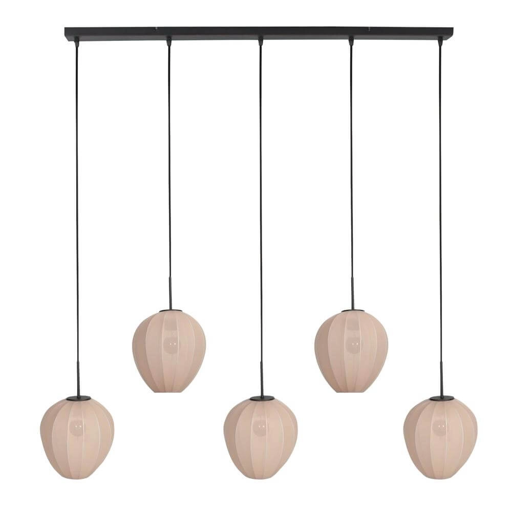 Pendant lamp HaloSwap with 5 cream caps Steinhauer 8712746179699