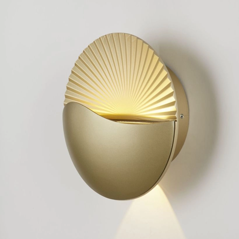 Modern wall lamp Sunrise gold Lyora 5053423289045