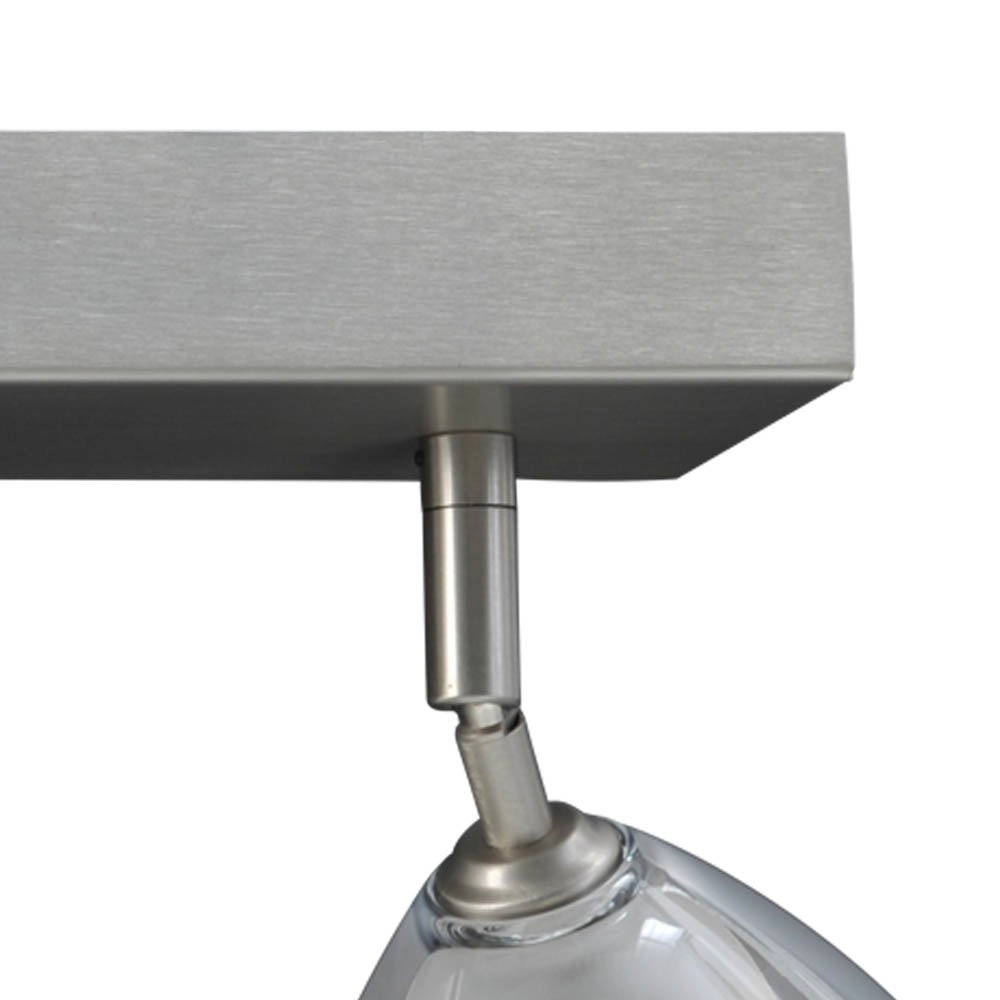 LED flush ceiling light Caterina LED Beam 2-light metal gray Masterlight 8718121210742