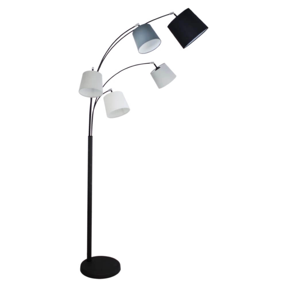 Standing lamp Foggy matt black 80cm