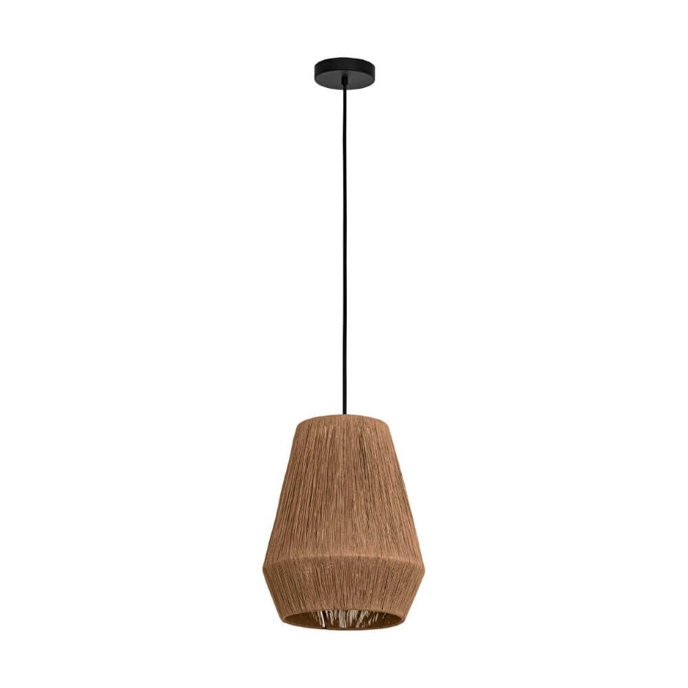 Rattan hanging lamp Alderney Ø 30cm