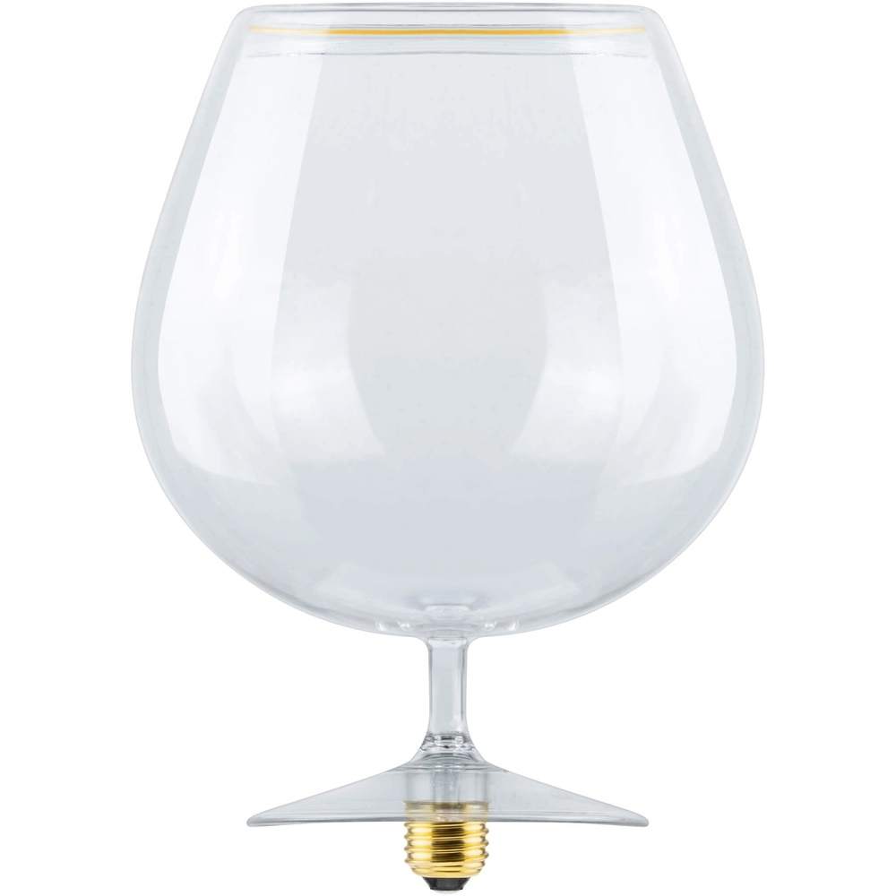 Cognac glass light source Floating clear - 6W - E27 - 600lm - 2200K - Ø 18cm Segula 4260751134690
