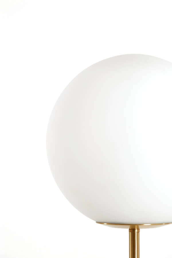 Unique floor lamp Medina white with gold Light & Living 8717807650889