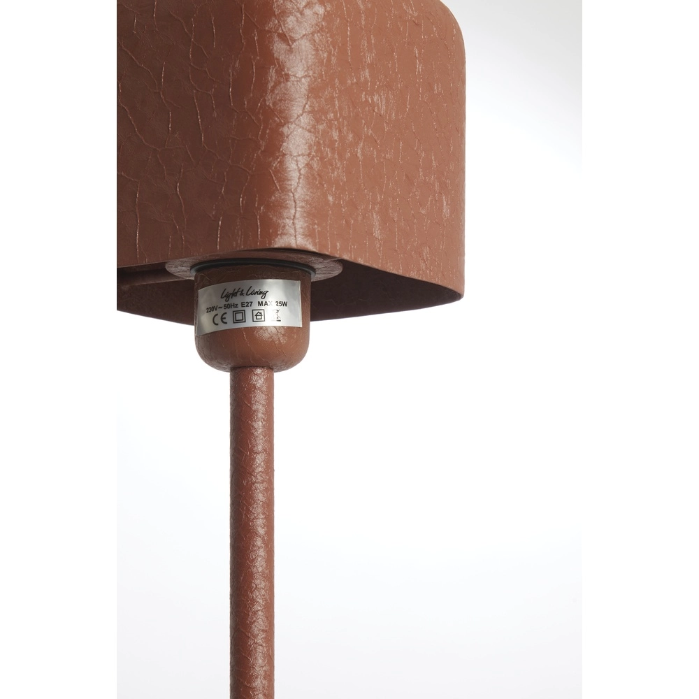 Bedside Lamp Elenie 13x13cm - matte dark orange Light & Living 8717807818692