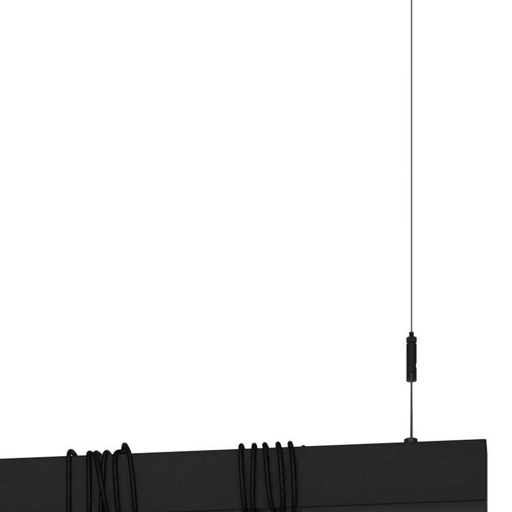 7-light pendant lamp Townshend-B black - dining table Eglo 9002759399382