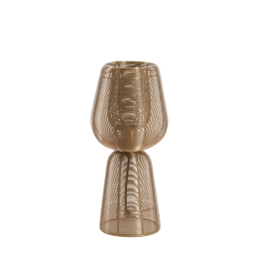 Table lamp Aboso gold Ø 18cm Light & Living 8717807701550