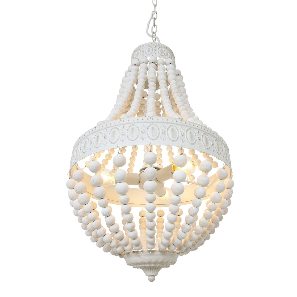 White chandelier Ella Ø 40cm Steinhauer 8712746132083
