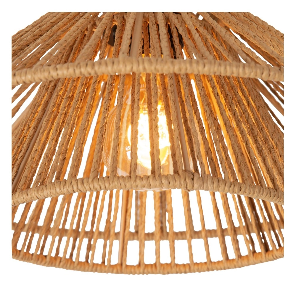 Ceiling lamp Tasman rattan Ø 32cm Lucide 5411212105974