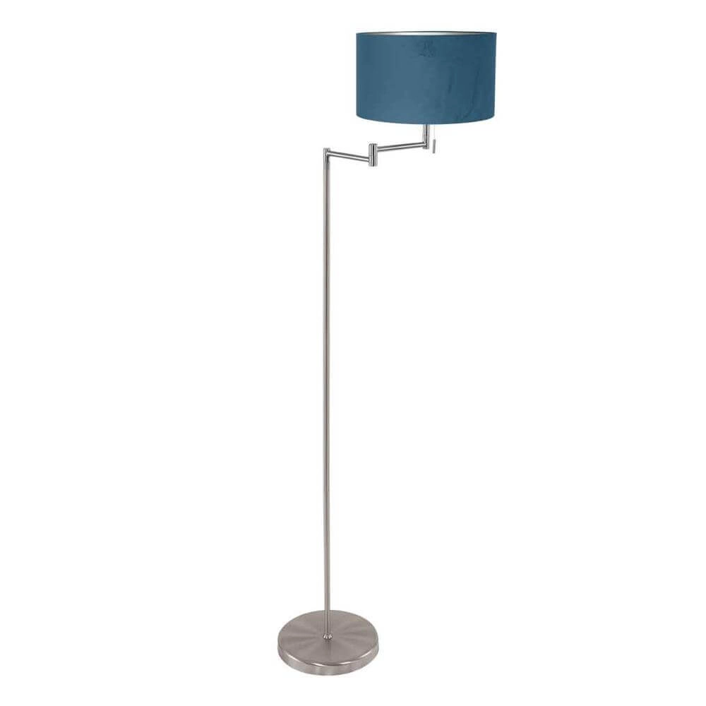Floor lamp Bella metal with blue cap