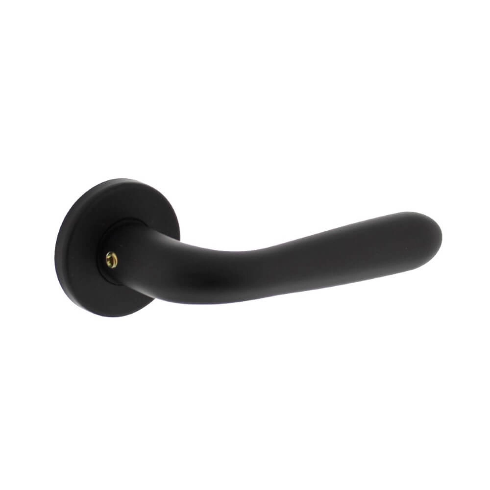 Door handle Merredin aluminium black Ø 5cm