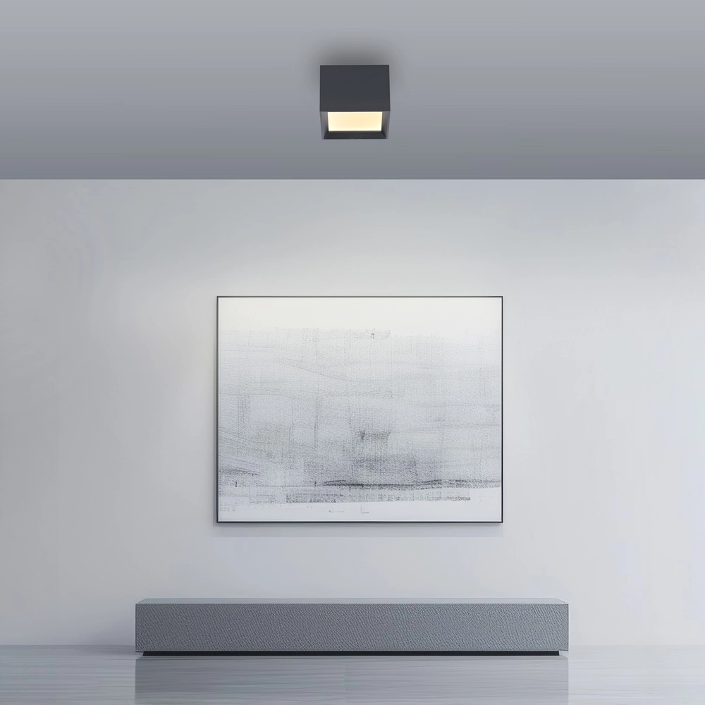Led surface-mounted spot Pure Manhattan mystic grey Paul Neuhaus 4012248396827