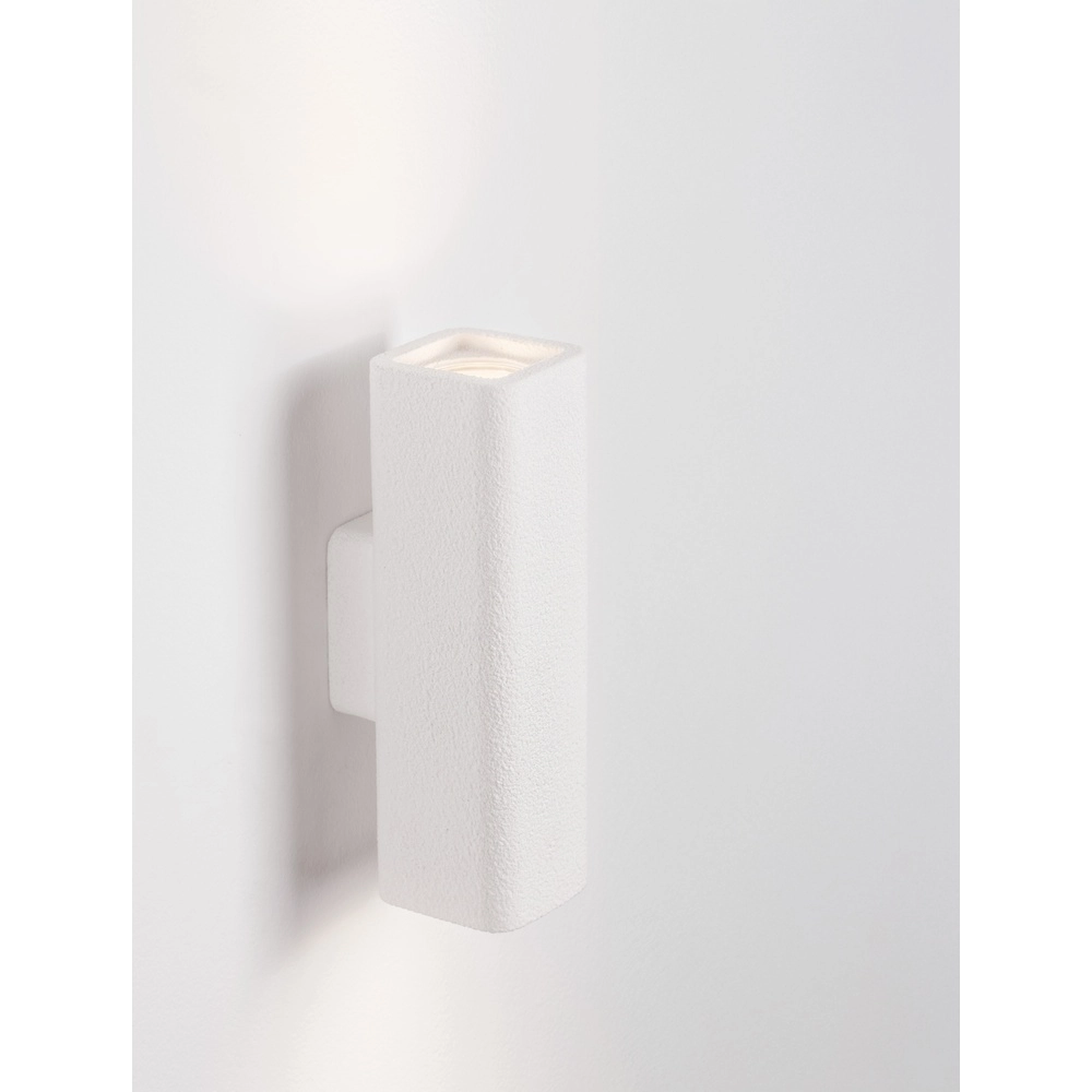Square wall lamp Serene white