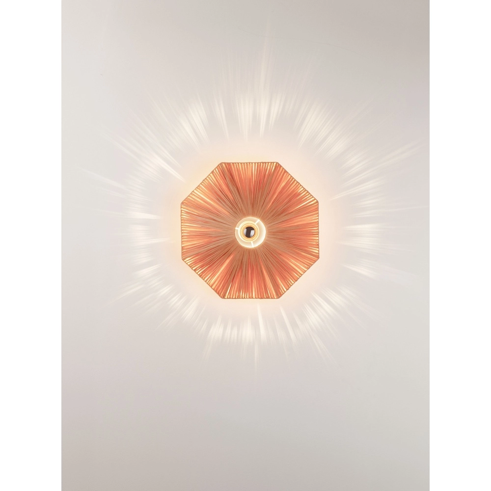 Wall lamp Elvio terracotta Ø 45cm Lyora 5212017493903