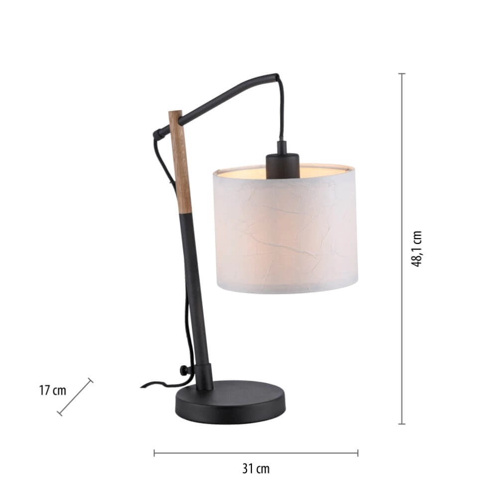 White table lamp Green Sofie Just Light 4043689995027