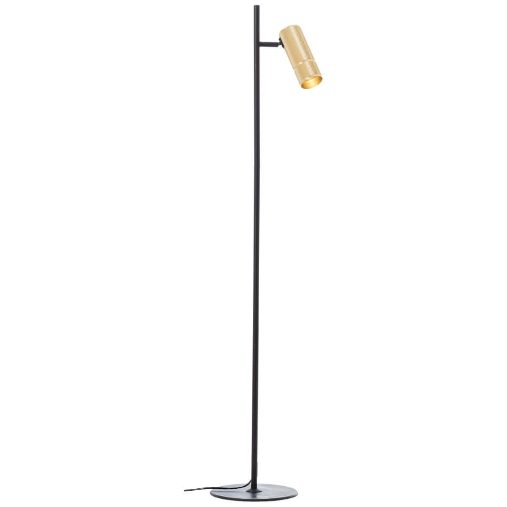 Floor lamp Marty black with gold