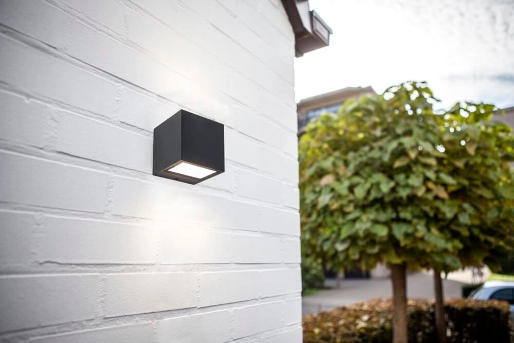 Modern wall lamp Gemini anthracite Lutec 6939412028620