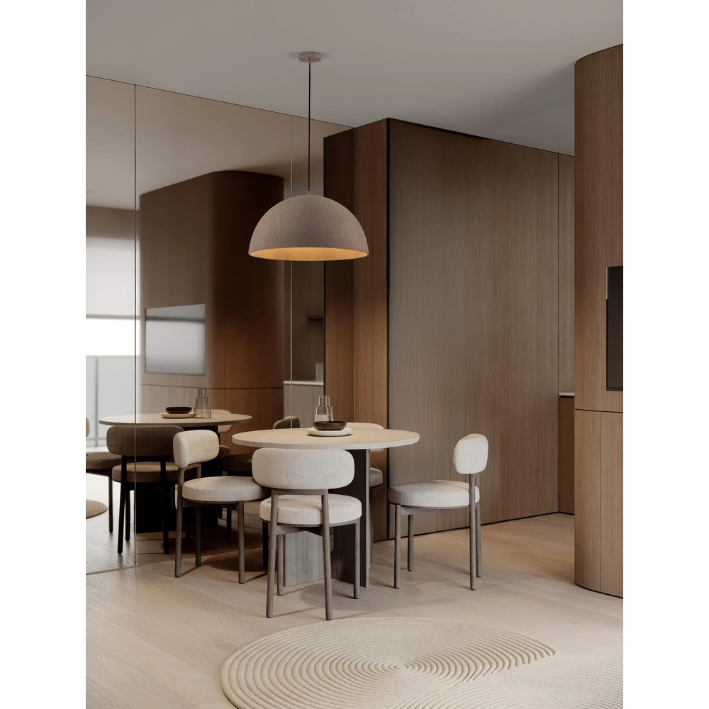 Pendant lamp Starla brown Ø 60cm Lyora 5212017476821