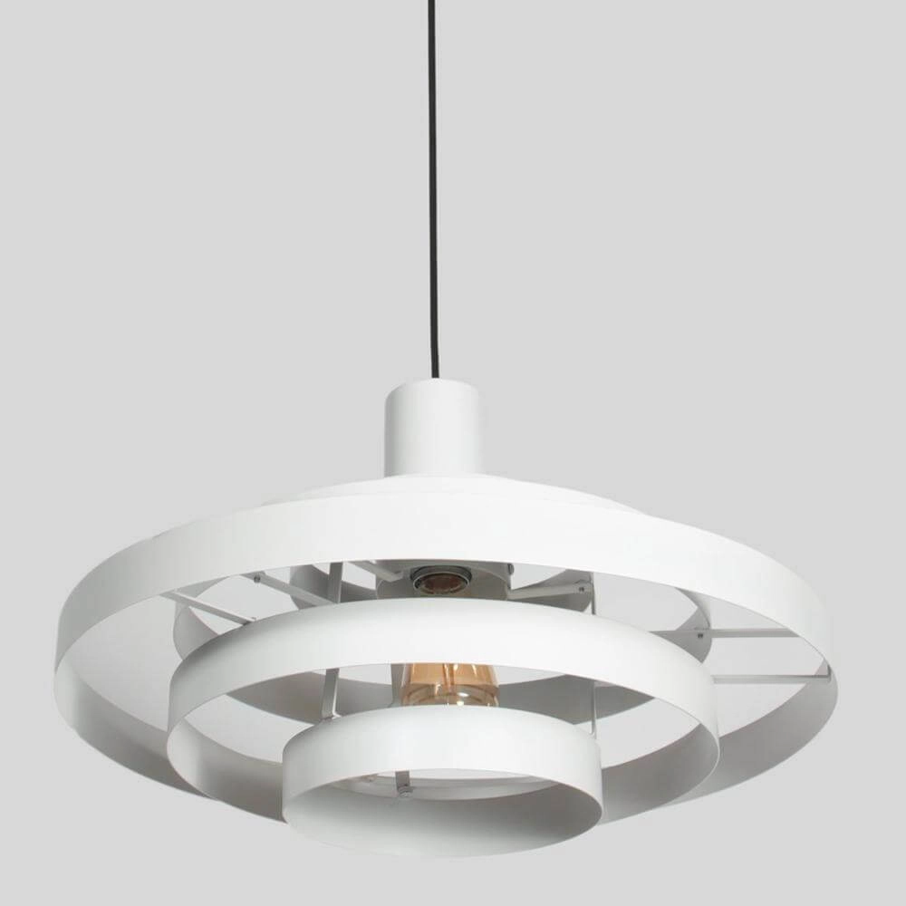 Design pendant lamp Halo Cirque white Ø 50cm Steinhauer 8712746178326