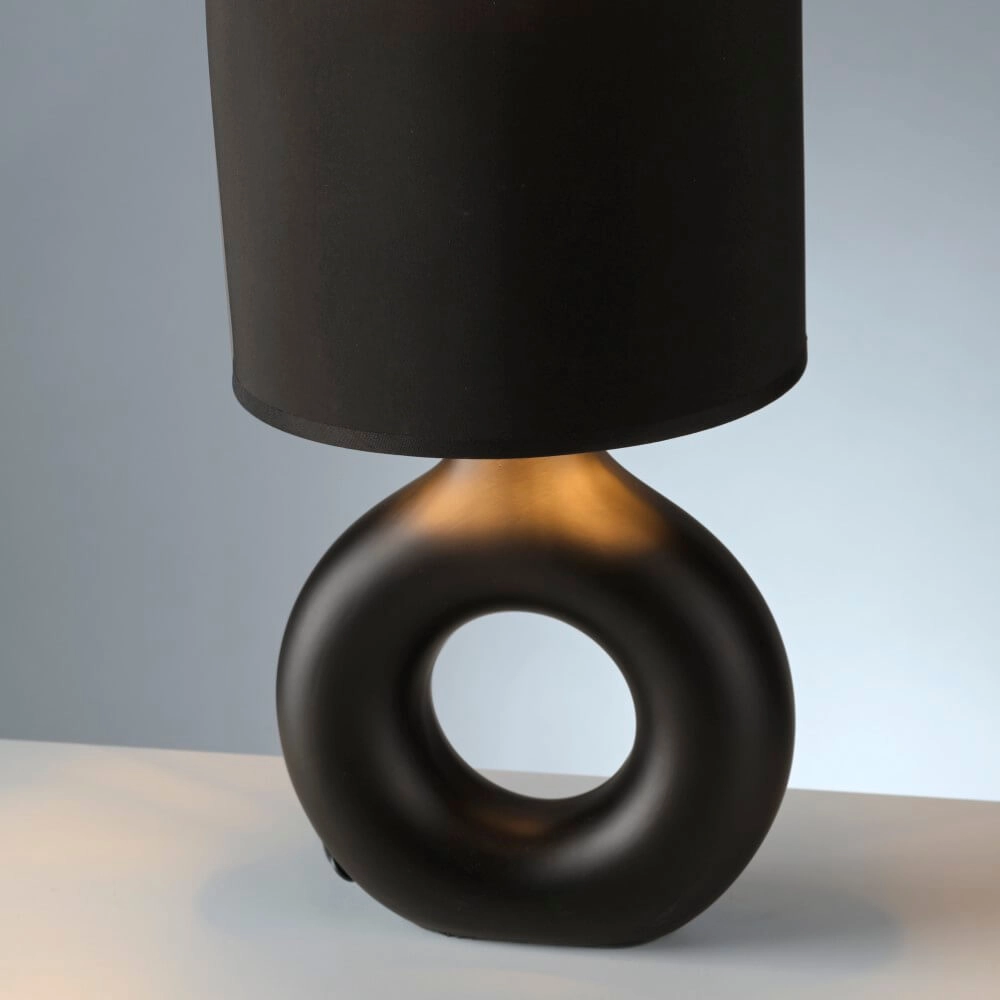 Table lamp Carara black Just Light 4043689004842