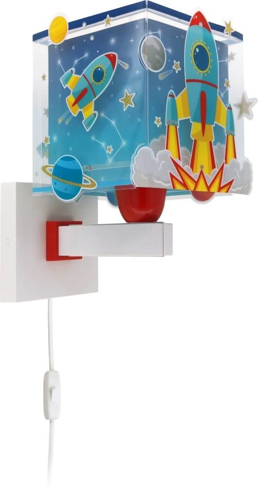 Wall lamp Rocket blue with white Dalber 8420406633596