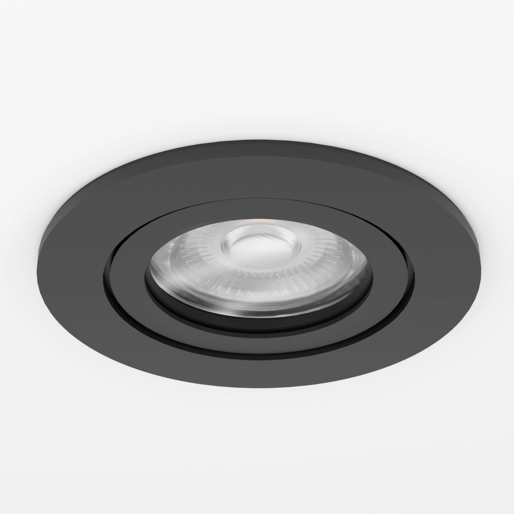 Recessed spotlight Barranco black Ø 9cm - 3-step CCT Eglo 9008606359400