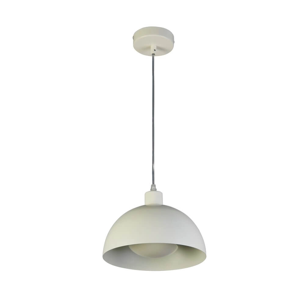 Cream pendant lamp Mars shade 31cm high Searchlight 5053423274324