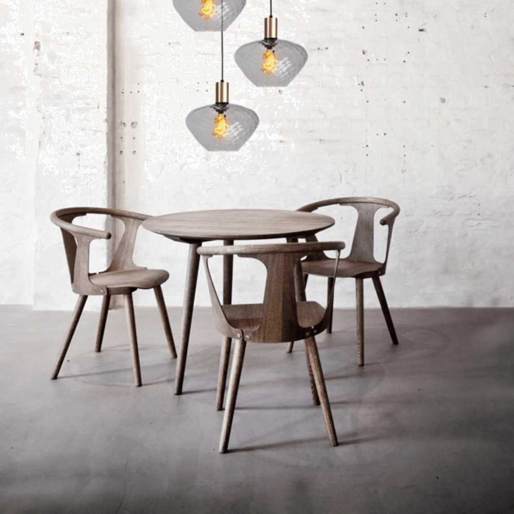 3-light loft hanging lamp - gold - Porto with Blossom clear lenses Masterlight 8718121270791