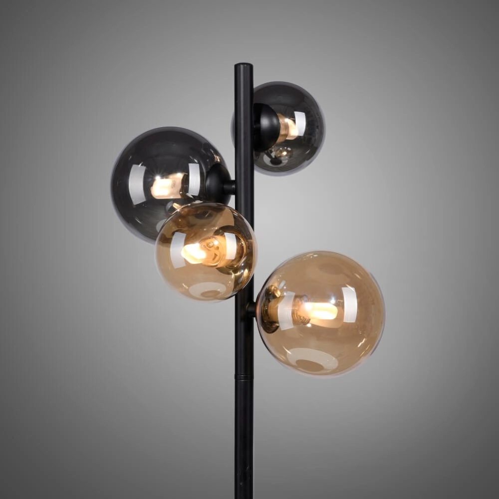 Black table lamp Popsicle design Paul Neuhaus 4012248375525