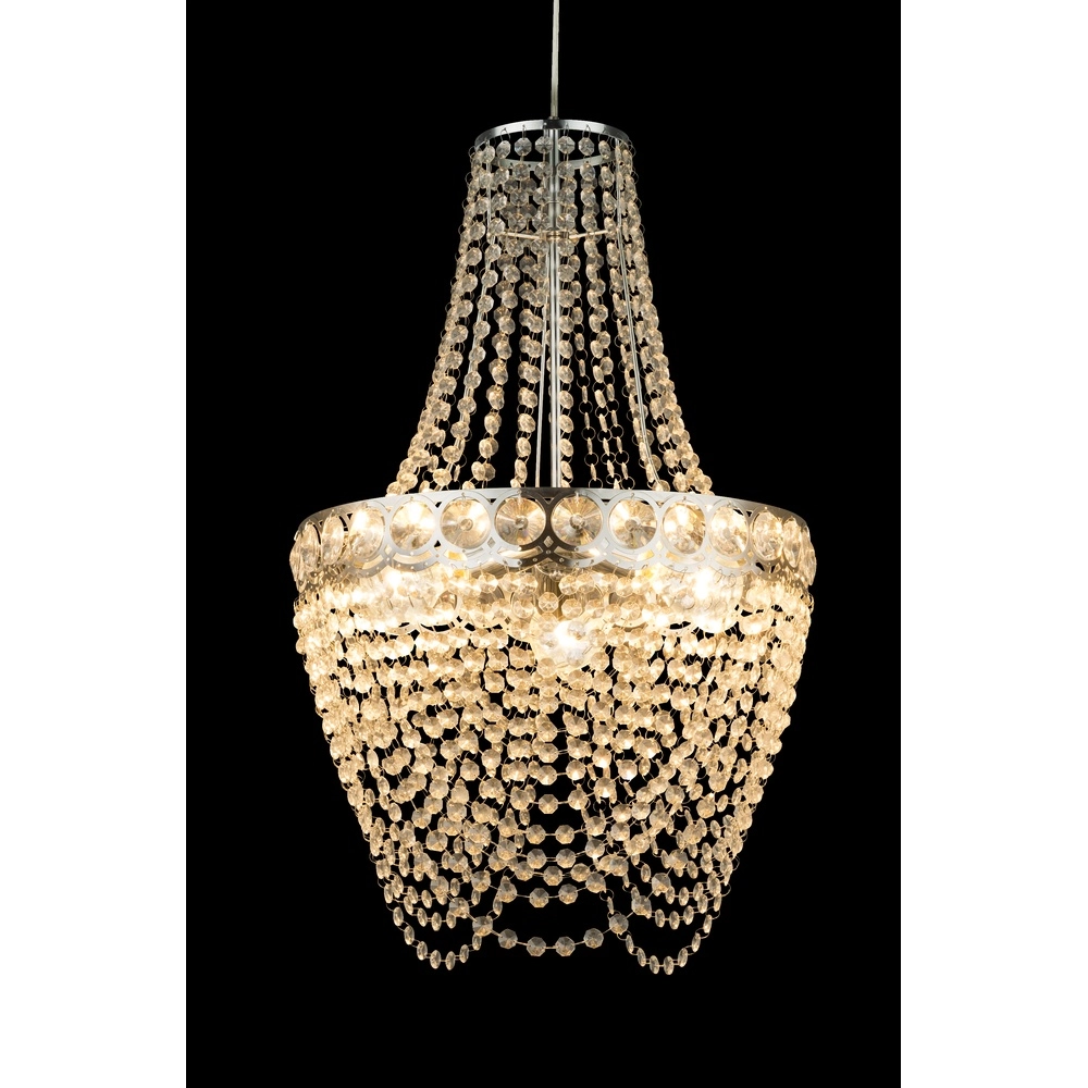 Chandelier Stromboli chrome Globo 9007371342440