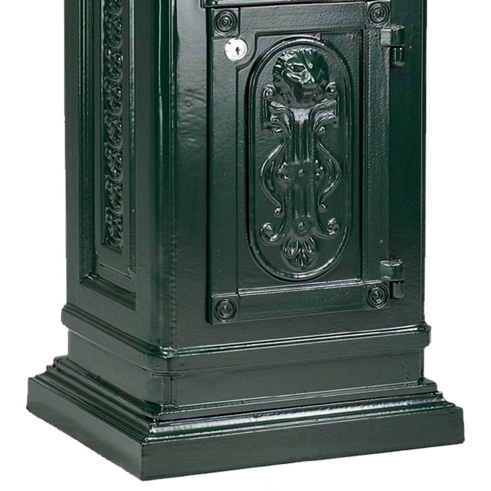 Mailbox Colombus B1B 2-deurs column - black KS Verlichting 8714732170949
