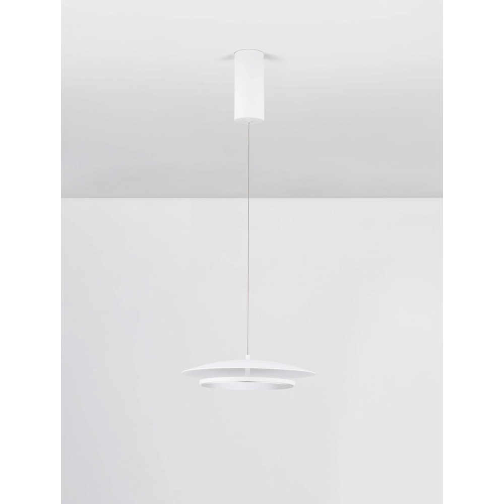 Design pendant lamp Olos white Ø 35cm Lyora 5212017456991