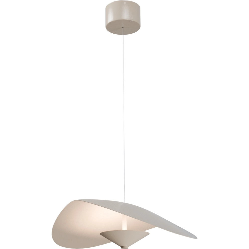 Danish style pendant lamp Lente Ø 45cm - sand - with pulley
