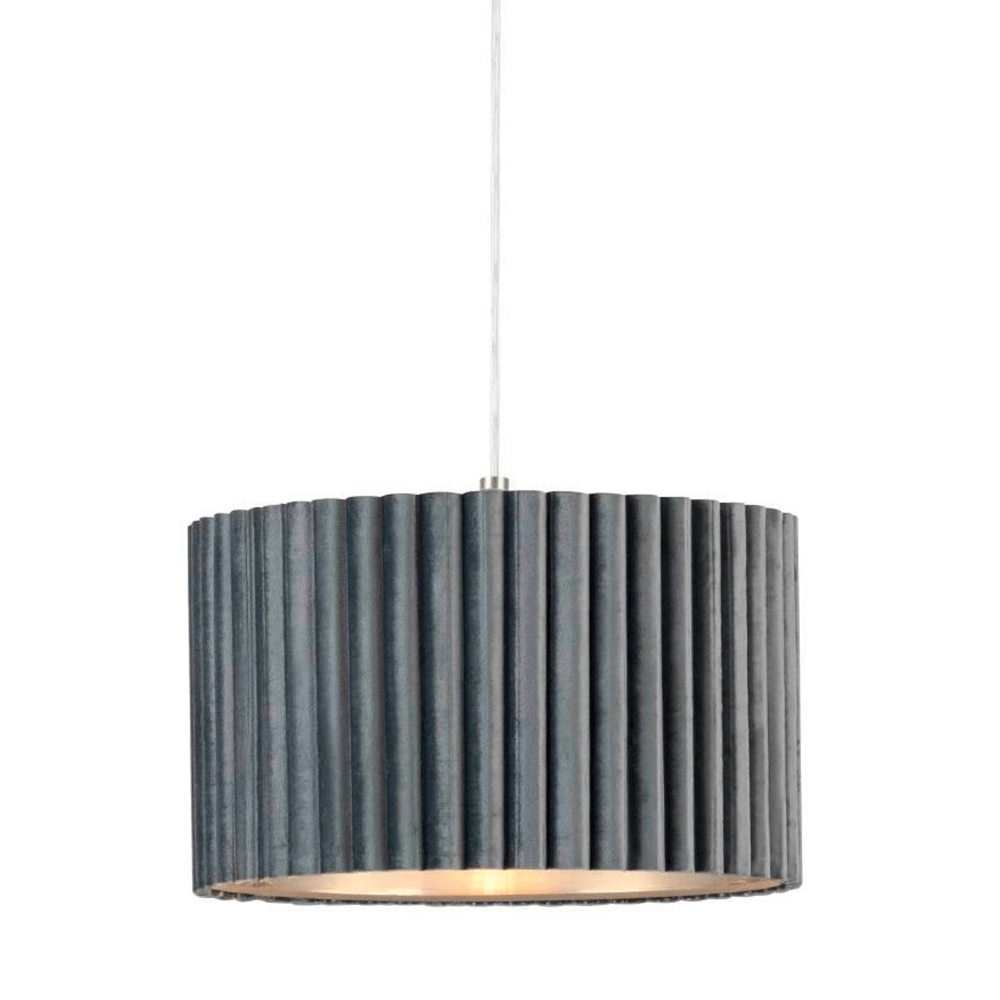 Fabric hanging lamp Tamaresco Ø 38cm