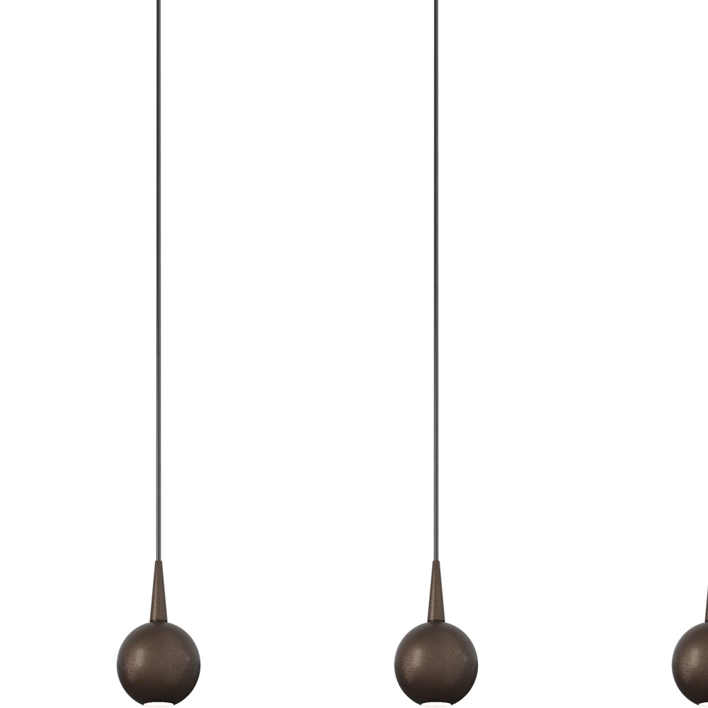 8-light pendant lamp Talana 160cm cocoa brown Ø 6cm DTW Masterlight 8718121399010